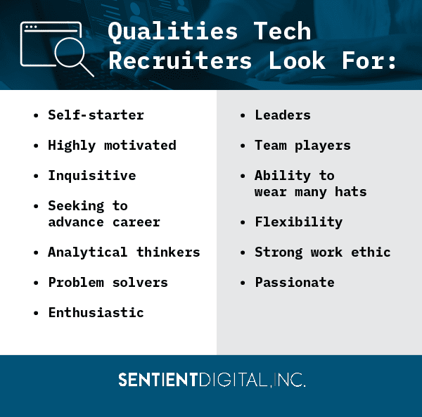 A List of Qualities Tech Recruiters Look For